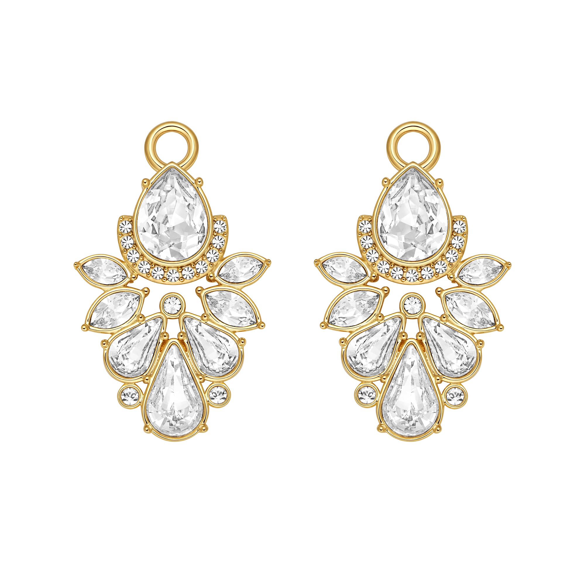 Luana Drop Mix Charms Gold Plated