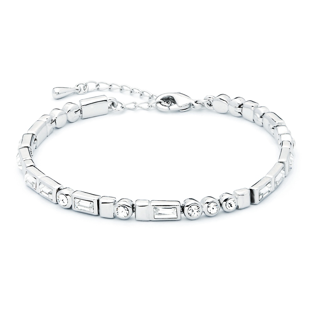 Morse Code I Love You Bracelet with Swarovski® Crystals