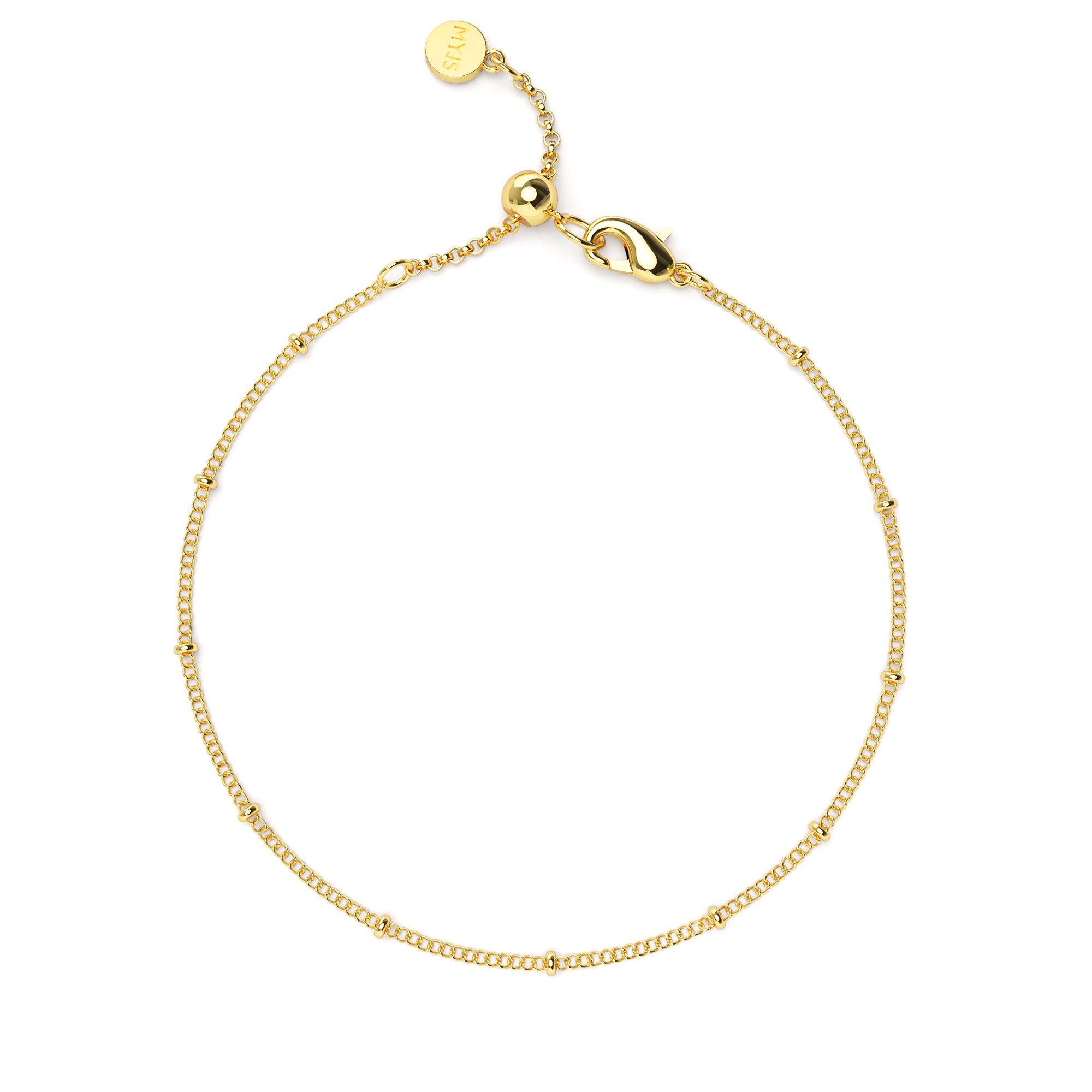 Droplet Bracelet Gold Plated