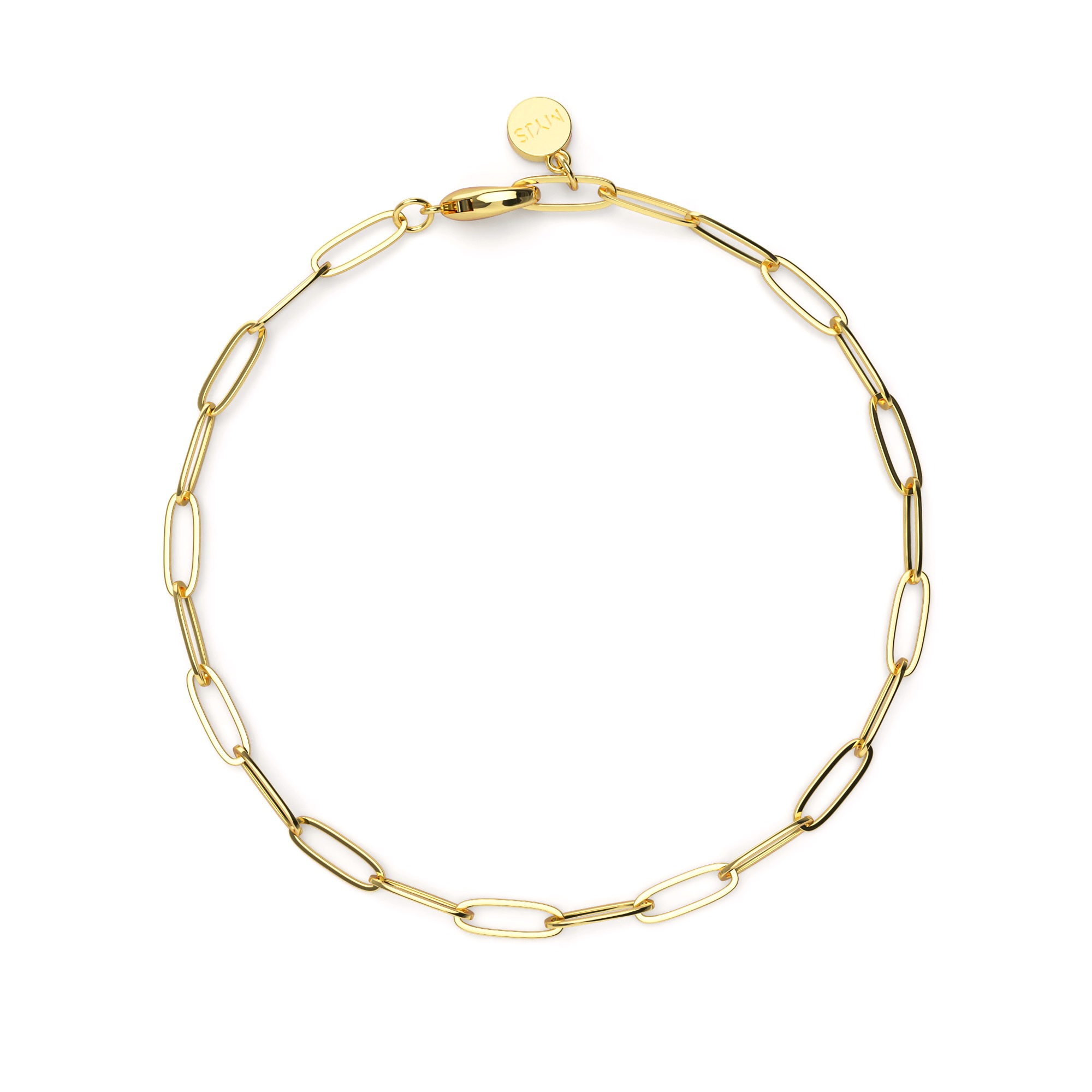 Link Bracelet Gold Plated
