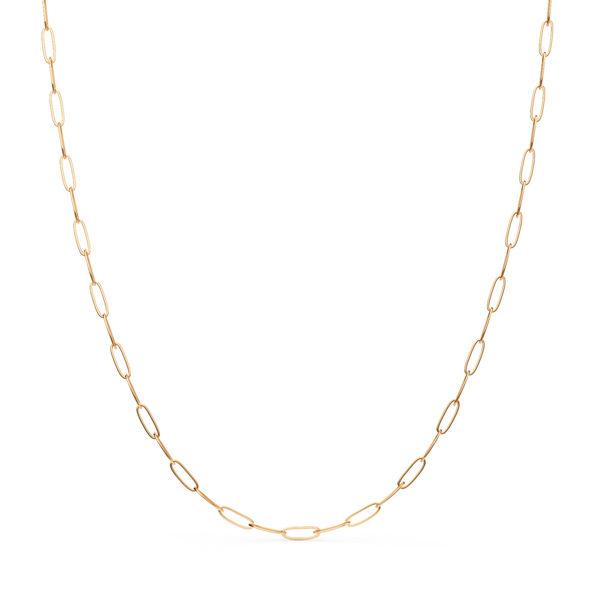 Link Carrier Necklace Rose Gold Plated